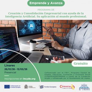 Lee más sobre el artículo Programa de Creación y Consolidación Empresarial con Ayuda de la Inteligencia Artificial en Linares – 2026